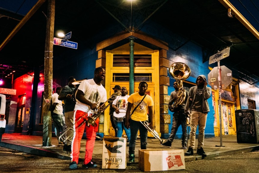 Musiciens de jazz à New Orleans