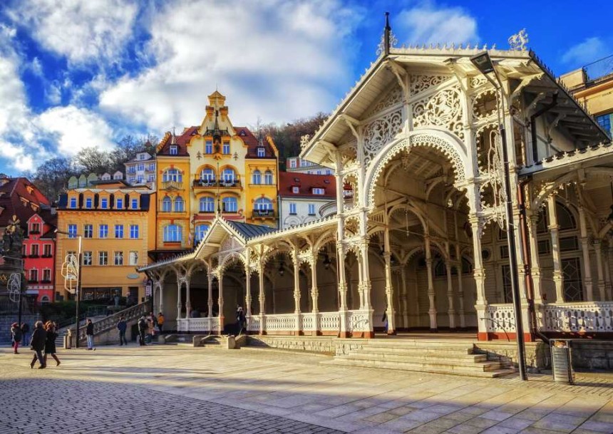Hôtel historique de Karlovy Vary.