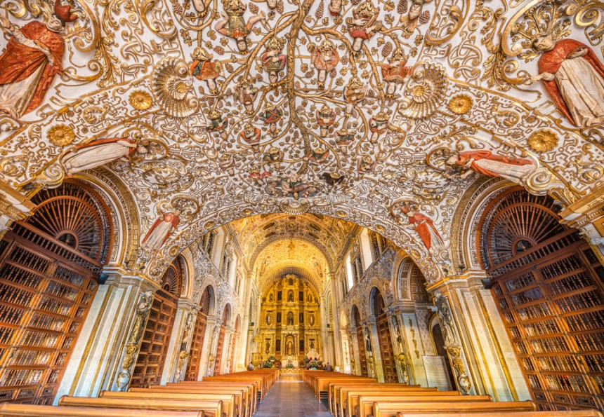 Église de Santo Domingo à Oaxaca.