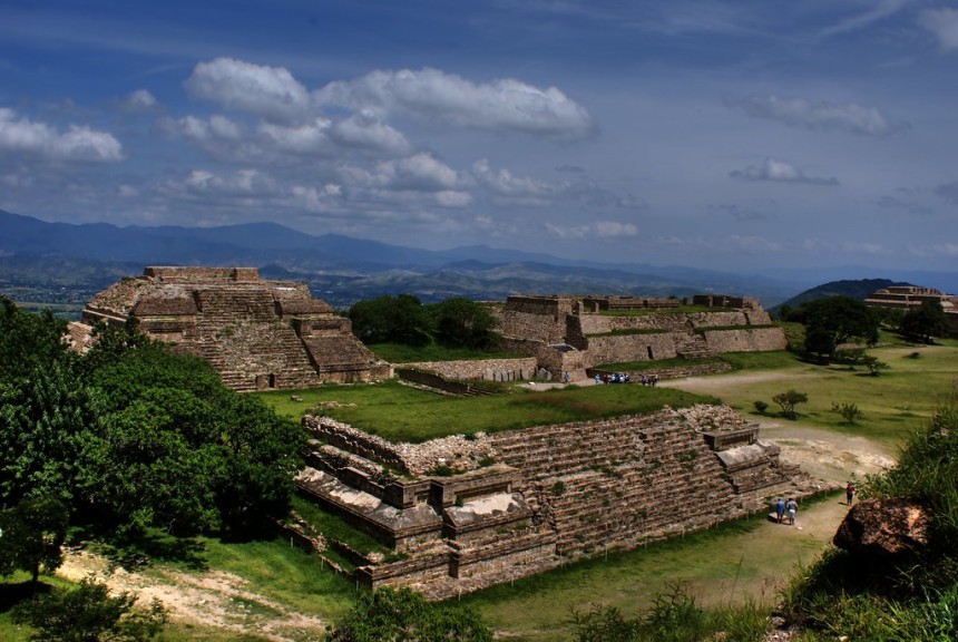Ruines de Monte Albán.